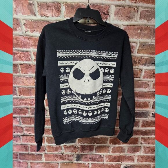 Disney Nightmare Before Christmas Sweatshirt | Unisex Small | Jack Skellington - Picture 1 of 6